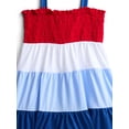 thumbnail image 2 of Fourth of July Girls Patriotic Americana Smocked Dress from Way To Celebrate, Sizes 4-18, 2 of 3