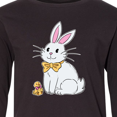 thumbnail image 4 of Inktastic Easter Cute Bunny and Chick Long Sleeve Youth T-Shirt, 4 of 5