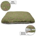 thumbnail image 3 of Fruit Pet Bed, Vintage Design Grape Bunches and Leaves Fresh Food Drawing, Chew Resistant Pad for Dogs and Cats Cushion with Removable Cover, 24" x 39", Green Brown, by Ambesonne, 3 of 4