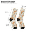 thumbnail image 5 of Junzan Retro Floral Butterfly Mens Funny Socks For Men Women Colorful Fun Novelty Crew Patterned Socks, 5 of 9