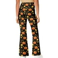 thumbnail image 3 of DISNIMO Halloween Fall Pumpkin Kids Flare Leggings Size 11-12 Bell Bottoms for Girls Flare Leggings Bell Bottoms for Kids Yoga Pants with Pockets Girls Bell-Bottomed Pants Kids Leggings, 3 of 7