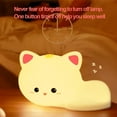thumbnail image 4 of MYKOMI Led Cute Cat Night Light, 16 Colors Dimmable Nursery Kawaii Nightlight, Super Squishy Silicone USB Rechargeable Remote Control Night Lamp for Kids Adults, Used for Camping Party Room Decor, 4 of 6