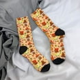 thumbnail image 5 of KLL Autumn Gnomes Print Cool Socks Men's Women's Crew Socks Funny Crazy Novelty Stockings, 5 of 6