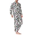 thumbnail image 2 of Fotbe Cool Camera Pijama de Hombre con Estampado de Manga Larga, Conjunto de 2 Piezas, Ropa de Dormir Suave y Cómoda con Bolsillos-Medium, 2 of 7