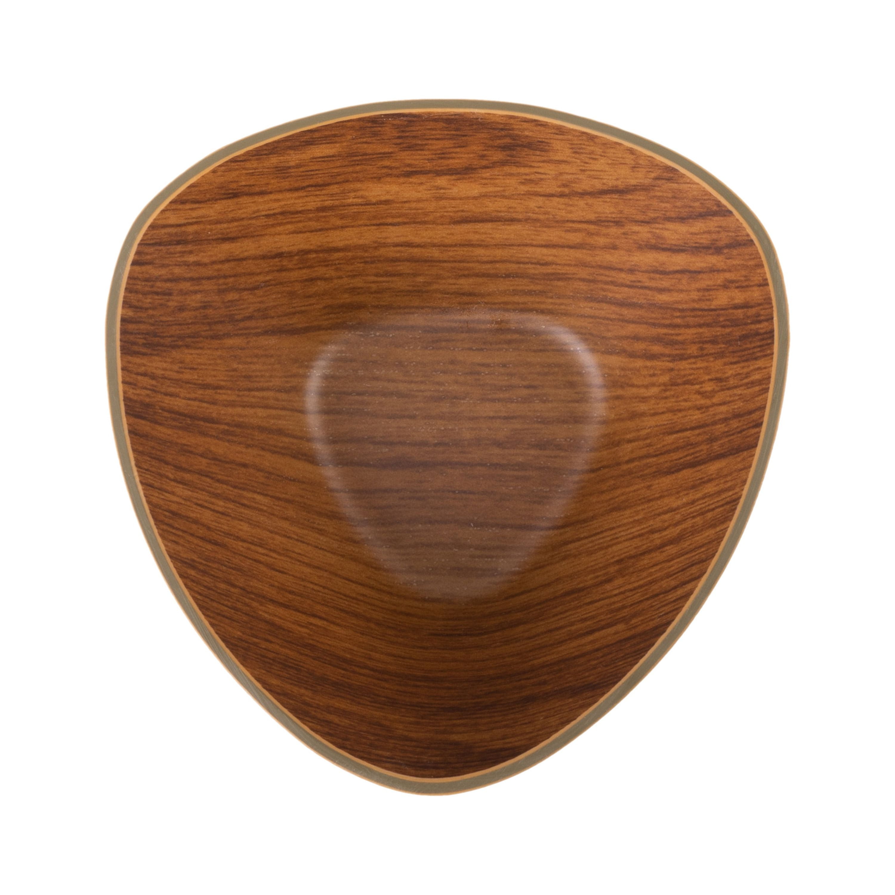 Luxe Party Mahogany Collection Small 5 inch Triangle Serving Bowl