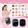 thumbnail image 5 of Eurhowing 1.83" Smart Watch for Kids Teens, Educational Touchscreen Smartwatch with Phone Calls Music Calculator, Kids Phone Watch Excellent Gift, Pink, 5 of 8