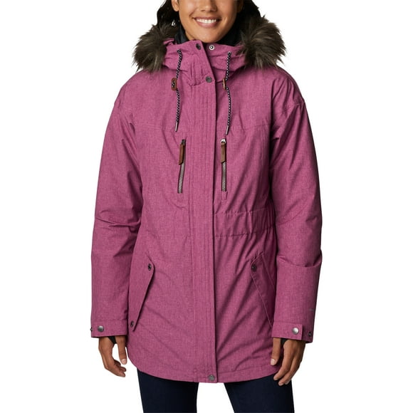 2008051 Payton Pass Interchange Jacket for Ladies - Marionberry Heather - 2X