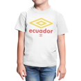 thumbnail image 2 of Umbro Kids Ecuador Diamond Logo T Shirt (White, XS-XL), 2 of 4
