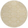 thumbnail image 2 of Addison Rugs Chantille Indoor/Outdoor Transitional Geometric Gold Washable Round Rug, 8' x 8', 2 of 6