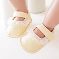 thumbnail image 2 of JAJAHO Girls Grip Shoes Toddler First Walkers Floral Lace Breathable Mesh Barefoot Non- Shoes, 2 of 4