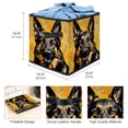 thumbnail image 3 of Shepherd Dog Foldable Storage Cubes with Handle, 10.8"x10.5"x10.6", Large Capacity Storage Containers for Toy Box, 3 of 6