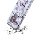 thumbnail image 4 of Samsung Galaxy S9 Case, Rosebono Slim Hybrid Shockproof Hard Cover Graphic Fashion Colorful Skin Cover Armor Case for Samsung Galaxy S9 (Purple Marble), 4 of 5