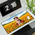 thumbnail image 3 of Vintage Australian Shepherd Says Hello Mother's Day Summer Sunflower Field Desk Mat Full Keyboard Mouse Pad Aussie Dog Lover Gifts Large Mousepad - 12005, 3 of 5