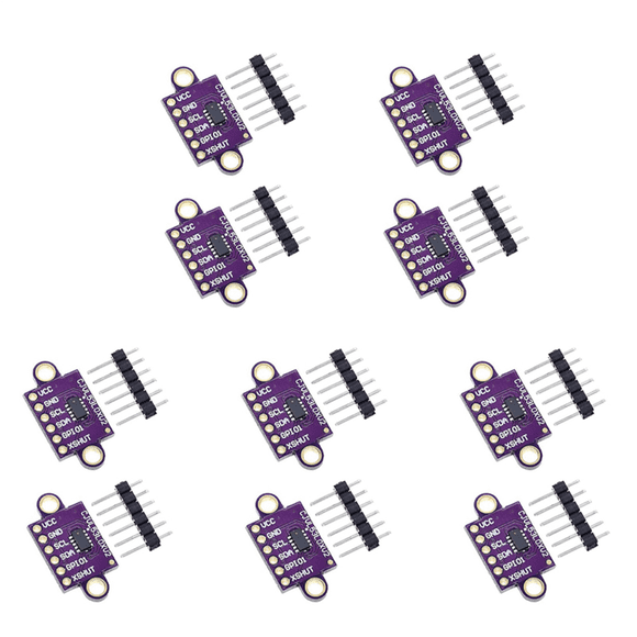 10Pcs VL53L0X Time-Of-Flight ToF Ranging Sensor Breakout 940Nm -VL53L0XV2 Distance Module I2C IIC