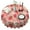 Strawberry Plants Fruit, variant on Red Strawberry Plants Fruit Dot Round Tablecloth 60"x60",Wrinkle Wipeable Table Cloth for Kitchen Dining Room Picnic Patio Party