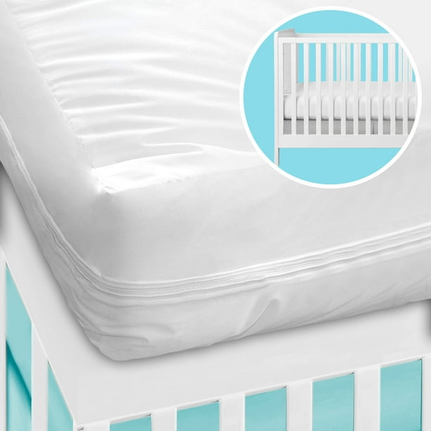 Deluxe Vinyl Zippered Crib Mattress Cover