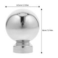 thumbnail image 2 of WHAMVOX Decorative Hollow Metal Post Cap For Fence Garden Fence Ball Cap Outdoor Fence Finial Convenient Metal Fence Head Lawn Fence Decoration, 2 of 8
