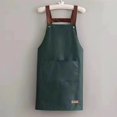 thumbnail image 1 of Delantal de cocina para el hogar, impermeable y a prueba de aceite, ropa de trabajo personalizada para mujer, cintura fina de verano para catering, 1 of 6