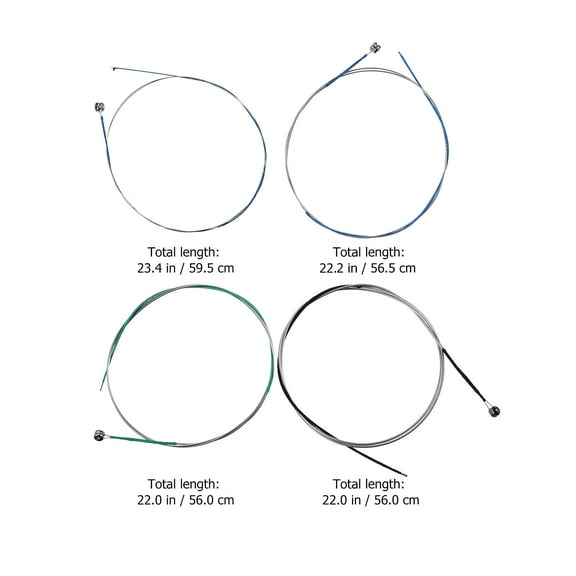 HEMOTON Universal Violin Strings Set Classic Steel Strings Steel Cores with Nickel-Plated Ball Head for Violin Instruments