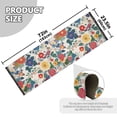 thumbnail image 5 of Yayeee Runner Rug for Bedroom 2'x6' Machine Washable Hallway Non Slip Mat, Red Japanese Floral Pattern, 5 of 8