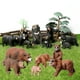 thumbnail image 2 of Figuras realistas de oso pardo, animales del bosque, para aprender ciencias de la naturaleza, suministros para fiestas de criaturas del bosque, oso negro, adornos para tartas, 2 of 5