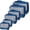 Navy Blue, variant on 6-Piece Packing Cubes Set – Travel Luggage Organizers, Lightweight Nylon – 2 Large + 2 Medium + 2 Small Sizes – Breathable Mesh, Strong Zipper – Black/Navy Blue/Gray/Sky Blue