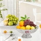 thumbnail image 4 of Platos de plástico para fruta de 9,84 pulgadas con base desmontable | Bandeja multiusos para aperitivos | Platos para servir verduras, dulces y aperitivos en cocinas y fiestas, 4 of 5