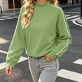 thumbnail image 5 of Enjoytime Sweatshirt for Women Mock Neck Long Sleeve Pullover Sweatshirts Fall Winter Fashion Casual Plus Size Womens Clothing, 5 of 8