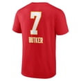 thumbnail image 3 of Men's Harrison Butker Red Kansas City Chiefs Wordmark Player Name & Number T-Shirt, 3 of 3