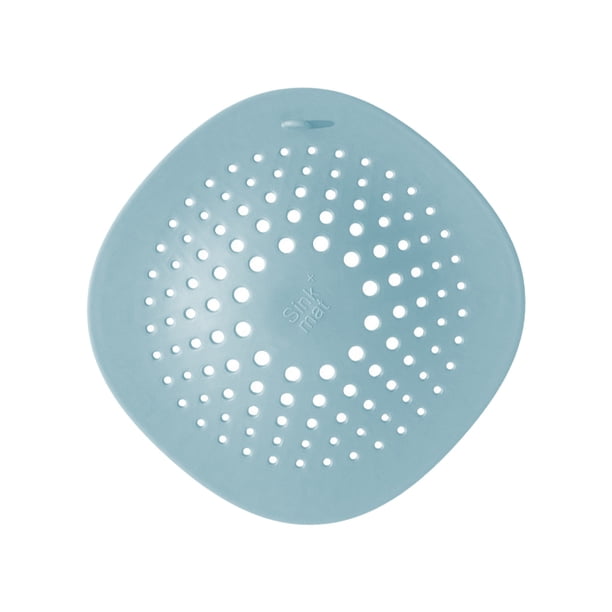 Inteprter Cubierta de drenaje de suelo para baño, cocina, antiobstrucción, tapón colector de pelo para baño, colador Universal, alfombrilla de repuesto Organizadores de utensilios de cocina Azul Inteprter HA010322-05