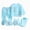 A13-Blue, variant on Newborn Preemie Infants Baby Girls Boys Long Sleeve Jumper Hats Socks Bib Outfits Autumn Clothes 0-3M Layette Set NIEWTR