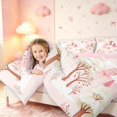 thumbnail image 4 of Manfei Christmas Tree Castle 7-Piece King Bedding,Traditional Festive King Bed in a Bag,Light Pink,Pink Reversible, 4 of 6