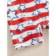 thumbnail image 7 of Hirigin 4th of July Baby Girl Boy Outfits 0 3 6 12 18 Months Romper Sleeveless Stars Stripes Print One Piece Jumpsuit Summer Clothes, 7 of 7
