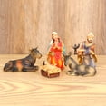 thumbnail image 4 of Conjunto Piezas De Pesebre De Resina Con El Bebé Jesú Estatuil Zulema Estatua de la figura de la natividad, 4 of 8
