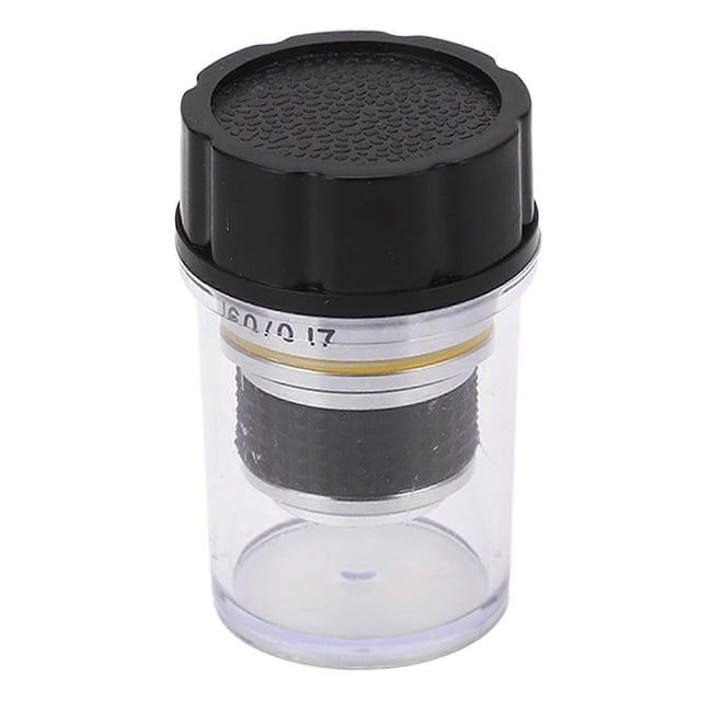 Objectif 10X en laiton et alliage d'aluminium pour microscope biologique