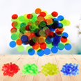 thumbnail image 1 of Dsseng Counting Chips  500 Pack Transparent Color Markers for Bingo  Counting  Game Tokens ( ), 1 of 6