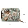 RFID Credit Card Holder Wallets for Women, Small Card Case Wallet with Removable Keychain and