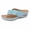Sky Blue, variant on Seffadzy Women's Flip Flops Wedge Sandals Comfortable All-Day Casual Walking Shoes Dressy Summer Beach Footwear Brown 40