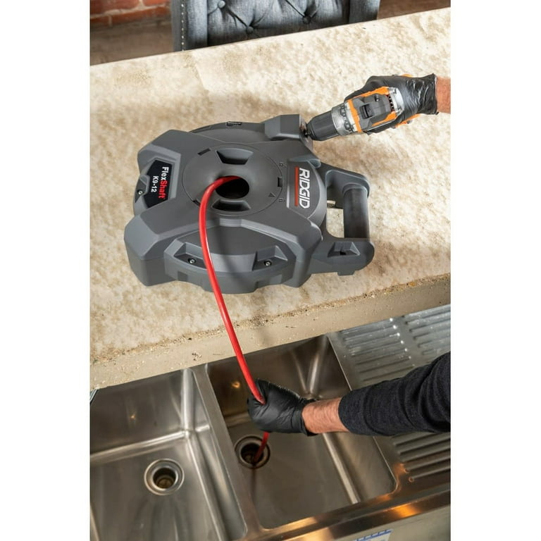 RIDGID FlexShaft Wall-To-Wall Drain Cleaning Machine, 1-1/2 in