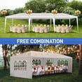 thumbnail image 2 of Ktaxon 10' x 30' Canopy Party Outdoor Wedding Tent Gazebo 7 Walls Pavilion White, 2 of 8