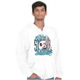 thumbnail image 5 of Vintage Football Athlete Smurf Zip Up Hoodie Men's Women's Brisco Brands M, 5 of 6