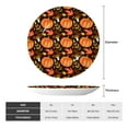 thumbnail image 2 of Disketp Autumn Pumpkin Ceramic Plate Dinner Plates Bone China Decorative Plates Art Ceramic Ornaments for Wall Hanging Decoration -6in, 2 of 6