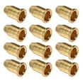 thumbnail image 3 of Ferrules 12Pcs Guitar Ferrules String Cap Mounting Buckle Through Body Bushings Musical Instruments Parts, 3 of 7