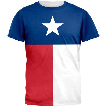 Texas Flag All Over Adult T-Shirt