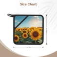 thumbnail image 3 of Pofeuu Sunlit Sunflower Field Print Silicone Trivet Mats,Silicone Hot Pads for Kitchen, Silicone Trivets for Hot Pots and Pans, Silicone Hot Pad, 3 of 8