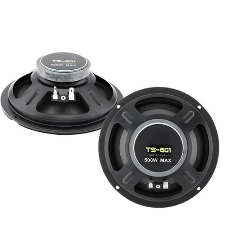 2Pcs 6 Inch Car Speakers Car HiFi Coaxial Speaker Subwoofer Car Audio