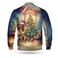 thumbnail image 2 of Merry Christmas Belgian Malinois Santa Hat Xmas Tree Winter Holiday All Over Print 3D Baseball Jacket Sheepdog Dog Lover Gifts Bomber Jacket Softball - 01013, 2 of 6