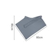 thumbnail image 3 of Women's Two Way Convertible Yoga Skirt, Wrap Around Waist Skirt or Neck Poncho, Lightweight Sports Cover Up Skirt for Beach, Yoga and Daily Sun Protection Dark Gray A, 3 of 7