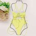 thumbnail image 6 of Womens One Piece Bathing Suit Yellow Bathing Suit S, 6 of 6