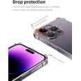 thumbnail image 2 of iPhone 14 Pro Max Clear Case - Crystal Clear Military Grade Drop Protection, Non-Yellowing , Shockproof Protective Cover for iPhone 14 Pro Max (Clear), 2 of 10